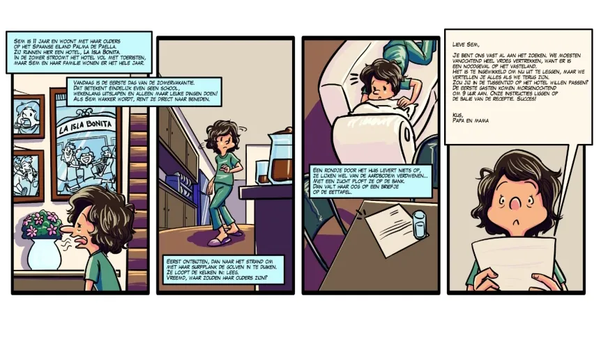 Gamification strip voor jongeren voorbeeld 1